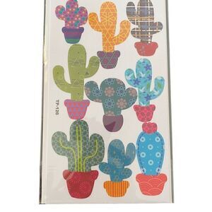 Set of 9 cactus Iron on patches NEW